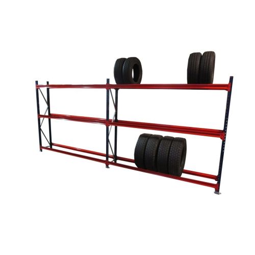 1x Reifenregal für 72 Reifen Kimer Typ 40, 2.000 x 4.600 x 400 mm, Werkstatt, Regal, Lager