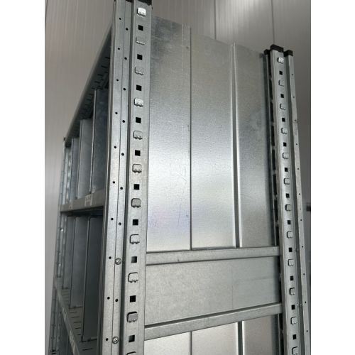 Seitenwand für Fachbodenregal Fachboden Magazinregal, gebraucht | SSI Schäfer R 3000 | für Ständertiefe: 400 mm | Gesamthöhe: 2.275 mm | sendzimir verzinkt