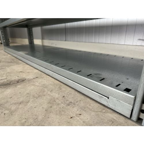 Sockelblende für Fachbodenregal Fachboden Magazinregal, gebraucht | SSI Schäfer R 3000 | für Bodenlänge: 1.282 mm | sendzimir verzinkt