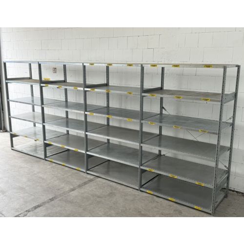 Fachbodenregal Magazinregal | SSI Schäfer R 3000 | Gesamthöhe: 2.278 mm | Gesamttiefe: 800 mm | Regallänge: 5,34 lfm.