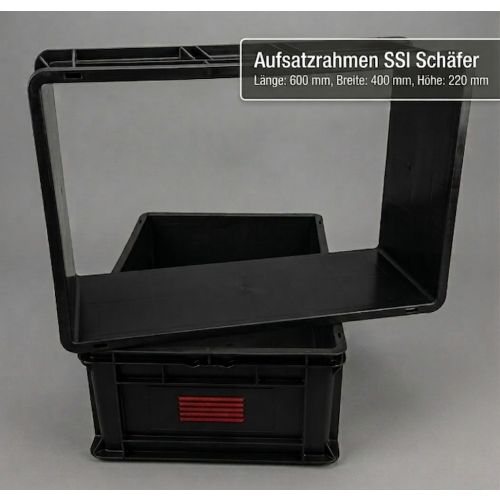 Stapelkiste Aufsatzrahmen SSI Schäfer EF 6220 400x600x220 mm 