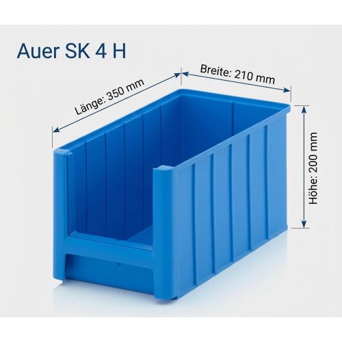 Sichtlagerkisten Auer SK4H 350x210x200 mm (LxBxH) gebraucht