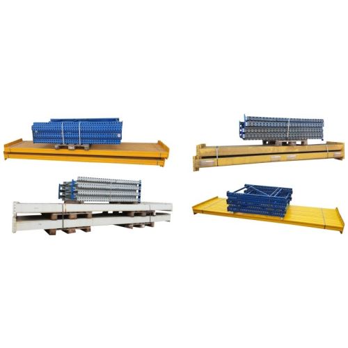 Palettenregal Restpostenpaket, Regallänge: 17,60 - 20,65 lfm. Regalständer: 2.000 x 900 - 1.200 mm 