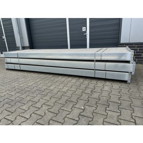 Palettenregaltraverse Traverse Palettenregal, gebraucht | Dexion Speedlock P90 | lichte Weite: 3.500 mm | Kastenprofil: 130 x 50 mm | sendzimir verzinkt