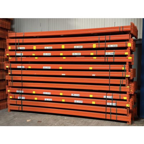 Palettenregaltraverse Traverse Palettenregal, gebraucht | META Thyssen | lichte Weite: 3.600 mm | K: 120 x 50 mm | orange | 4 HK