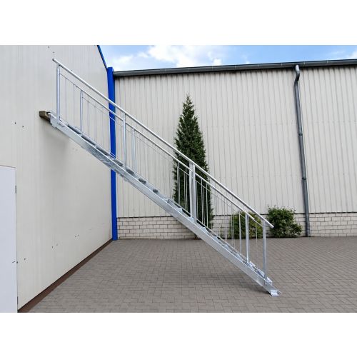 Stahltreppe verzinkt, Neu | PRO | auf Maß gefertigt