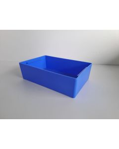 Einsatzkasten Stapelkiste Kunststoffkiste, II. Wahl (Neuware) | SSI Schäfer EK6041 |  Außenmaß: 279 x 179 x 80 mm (LxBxH) | Farbe: blau