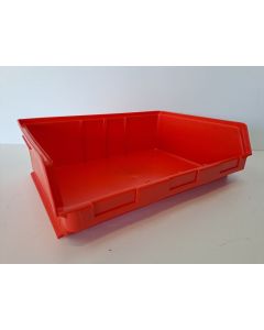 Sichtlagerkasten Stapelkasten Kunststoffkiste Kiste, gebraucht | SSI Schäfer LF 351 ZW | Außenmaß: 348 x 470 x 145 mm (LxBxH) | Farbe: rot