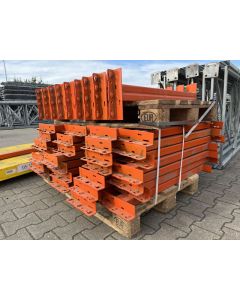 Palettenregaltraverse Traverse Palettenregal gebraucht / META (Thyssen) / 900 mm / K: 85 x 50 mm / orange / 3 HK