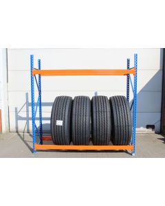 Reifenregal LPR 600 - 2.050 mm Lang für 4 LKW-Reifen 
