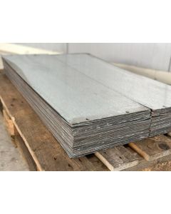 Stahlplatten Metallplatten Flachbleche, gebraucht | Gesamtbreite: 993 mm | Gesamttiefe: 300 mm | Materialstärke: ca. 3,00 mm | sendzimir verzinkt