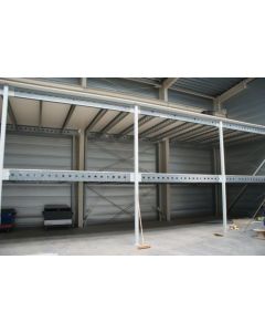 Lagerbühne,  Lagerboden zweigeschossig 12,00 x 5,00 m, 500 kg / m²