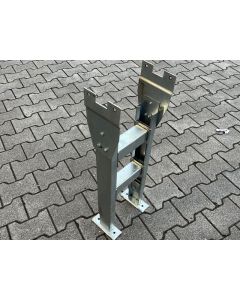 Ständerwerk für Rollenbahn Rollenbahnständer Förderband, gebraucht /  660 - 900 x 275 mm / sendzimirverzinkt