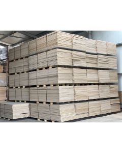 Spanplatte Bodenbelag Holzplatte für Lagerbühnen gebraucht / Breite: 2.550 mm / Tiefe: 1.000 mm / Spanplattenstärke: 38 mm 
