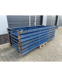 Stahlträger Eisenträger Palettenregalständer, gebraucht / Abm.: 3.300 x 1.100 mm / Profil: 100 x 65 mm / blau