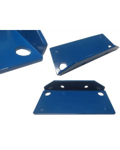 Fußplatte Fußplatten f. Palettenregal, neu/ Nedcon NS / für 100 mm Rahmenprofil / Capriblau 