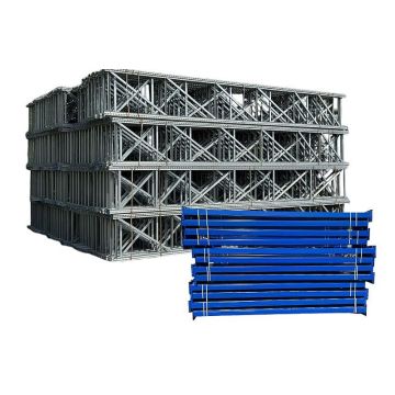 Palettenregalanlage Regalanlage, gebraucht | SSI Schäfer PR 600 | Regalständer: 6.295 x 850 mm | Lichte Weite: 3.600 mm | K: 110 x 50 mm | Regallänge: Auswählbar  