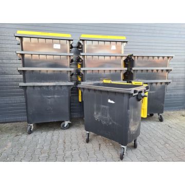 Müllcontainer Müllgroßbehälter MGB Mülltonne / WEBER / 1.350 x 775 x 1.320 mm (BxTxH) / Volumen: 770l