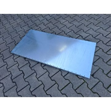 Fachboden für Fachbodenregale Magazinregal, gebraucht / Schulte / 1.220x600x40 mm (BxTxH) / sendzimir verzinkt / 250 kg 