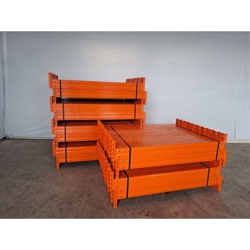 Palettenregaltraverse Traverse Palettenregal | Stow Pal Rack NS | Lichte Weite: 1.450 mm | Kastenprofil: 130 x 50 mm | Kopftraverse | orange