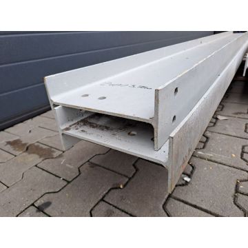 Stahlträger Eisenträger, gebraucht | Gesamtlänge: ca. 3.700 mm | Profil: 255 x 105 mm | grau