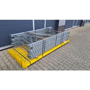 Palettenregalanlage Palettenregal, gebraucht | Redirack | Regalständer: 2.300 x 1.100 mm | Lichte Weite: 2.710 mm | Regallänge: 14,05 lfm.