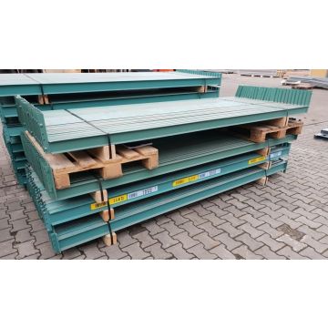 Palettenregaltraverse, gebraucht Hovuma // 2.880 mm // INP 80 x 42 mm // Bodentraverse, Kopftraverse