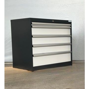 Schubladenschrank Werkstattschrank Stahlschrank, neu | Stationär | Abm.: 700 x 575 x 820 mm (BxTxH) | 5 Schubläden