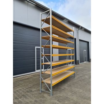 Weitspannregalanlage, Stow Midirack gebraucht / Ständer: 3.500 x 600 mm / Lichte Weite: 2.700 mm / Regallänge: Auswählbar