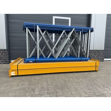 Palettenregalanlage Palettenregal, gebraucht | Jung Heinrich Esmena | Regalständer: 2.100 x 1.050 mm | Lichte Weite: 2.705 mm | Regallänge: 42,37 lfm.