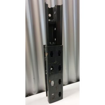 2x Aufstocklaschen für Palettenregale / Link 51 / F. Rahmenprofiltypen: M / H / E / S / anthrazit