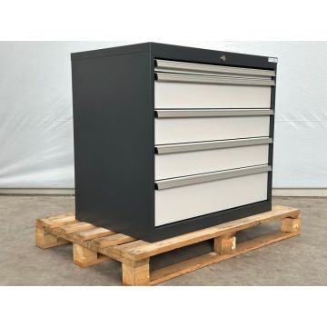 Schubladenschrank Werkstattschrank Stahlschrank, neu | Stationär | Abm.: 900 x 575 x 820 mm (BxTxH) | 5 Schubläden