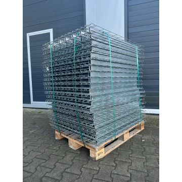 Drahtgitterrost Drahtgitter Regalrost, gebraucht | Abm: 920 x 1.218 mm (BxT) | Maschenweite 130 x 55 mm  | sendzimir verzinkt