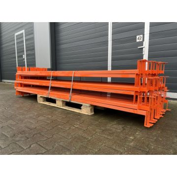 Durchschubsicherung f. Palettenregale gebraucht / passend f. Feralco / Lichte Weite: 2.710 mm / Profil: 35 x 35 mm