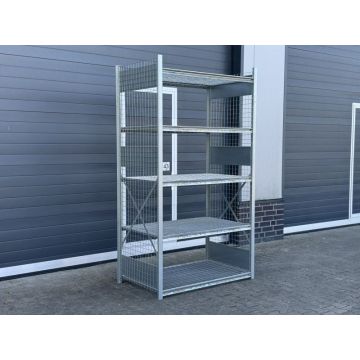 Fachbodenregal Magazinregal, gebraucht | Dexion HI280 | Gesamthöhe: 2.000 mm | Gesamttiefe: 800 mm | Gitterrostboden | Regallänge: 1,33 lfm.