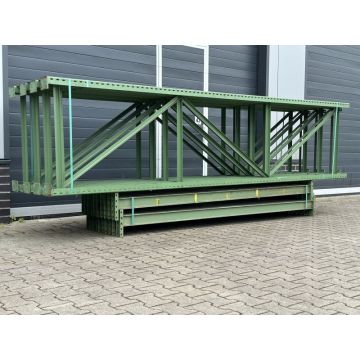 Palettenregalanlage Palettenregal, gebraucht | SSI Schäfer PR 400 | Regalständer: 4.020 x 950 mm | Lichte Weite: 2.700 mm | Regallänge: 17,04 lfm.
