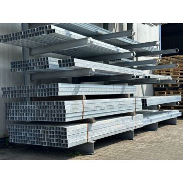 Vierkantrohr Rechteckrohr, neu | Profil: 50 x 50 mm | Materialstärke: 2 mm | Gesamtlänge: auswählbar