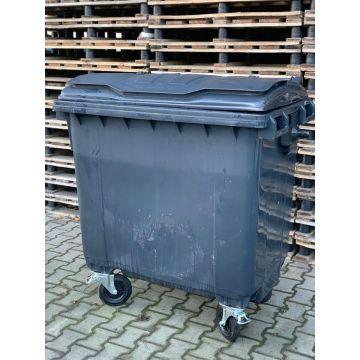 Müllcontainer Müllgroßbehälter Mülltonne / SSI Schäfer / 1.380 x 840 x 1.360 mm (BxTxH) / Volumen 770l 