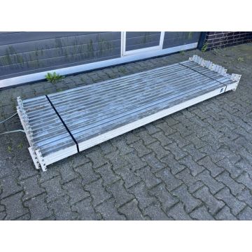 Palettenregaltraverse Traverse, gebraucht | Modulblok | Lichte Weite: 2.700 mm | K: 100 x 40 mm | weiß | 5 HK