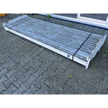 Palettenregaltraverse Traverse, gebraucht | Modulblok | Lichte Weite: 2.700 mm | K: 100 x 40 mm | weiß | 4 HK