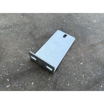 Halter f. Rückwandgitter Agraffenwinkel Konsole, gebraucht | Gesamtlänge: 165 mm | Gesamtbreite: 78 mm | sendzimir verzinkt