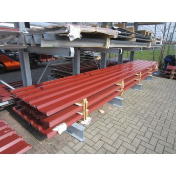 Trapezblech Dachplatten Sonderposten - Profil 35/207 in Rotbraun (13,00€/m²)