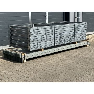 Regalanlage Magazinregal Sonderposten, gebraucht | Regalständer: 2.600 x 900 mm | lichte Weite: 3.080 mm | Regallänge: 28,27 lfm.