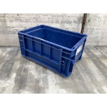 Stapelkiste Transportkiste Lagerkiste R-KLT 3215 gebraucht 300x200x147 Blau