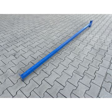 Stahlträger Kastenprofil Stütze Eisenträger, gebraucht / Gesamtlänge: ca. 2.400 mm / K: 60 x 40 mm / blau