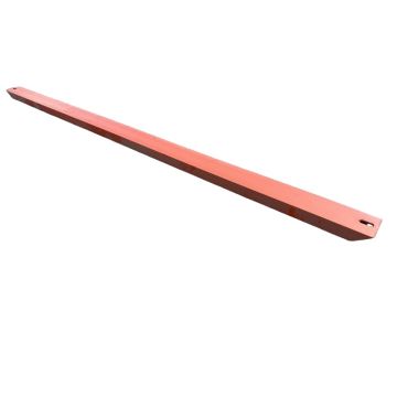 U-Profil Stahlträger| gebraucht | Gesamtlänge: ca. 2.378 mm | U-Profil: 100 x 50 mm | orange