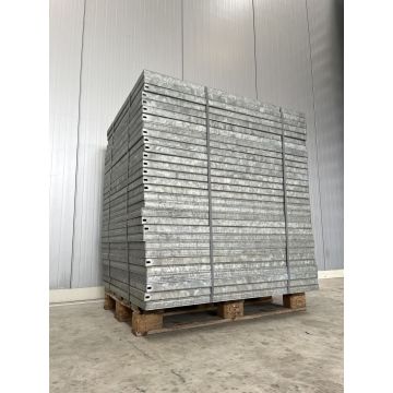30x Pressrost Regalrost Gitterrost, gebraucht / Gesamtbreite: 1.190 mm / Gesamttiefe: 995 mm / MW 100 x 100 mm / Bezeichnung: K