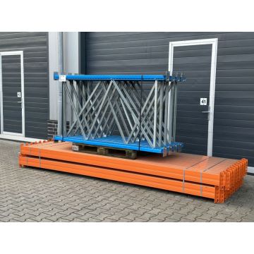 Palettenregalanlage Palettenregal, gebraucht | Stow Pal Rack NS | Regalständer: 2.050 x 1.100 mm | Lichte Weite: 3.600 mm | Regallänge: 29,57 lfm. 