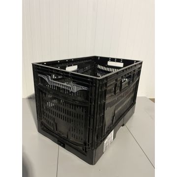 Faltkiste Klappkiste, gebraucht / Bekuplast / Clever Fresh Box / klappbar / 600 x 400 x 410 mm (LxBxH) / schwarz