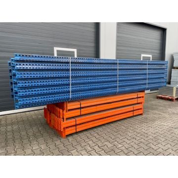 Palettenregalanlage, Jung Heinrich T / gebraucht / Regalständer: 3.500 x 1.100 mm / Lichte Weite: 2.700 mm // Regallänge: Auswählbar